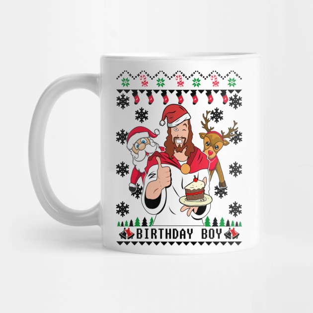 Birthday Boy Ugly Christmas Sweater by KsuAnn